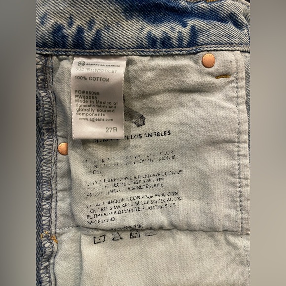 NWT💝AG Alexxis High Waist Chew Hem Cutoff Denim Shorts Size 27 - Picture 16 of 16